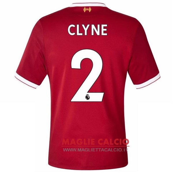 nuova maglietta liverpool 2017-2018 clyne 2 prima